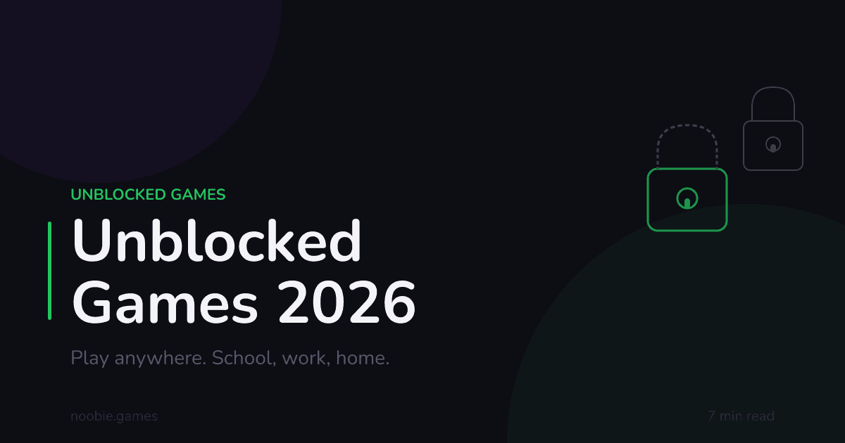 Best Unblocked Games for School 2026 Play During Free Period